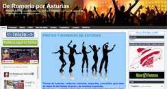 Desktop Screenshot of deromeriaporasturias.com